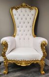 Wedding Event Throne Chair White